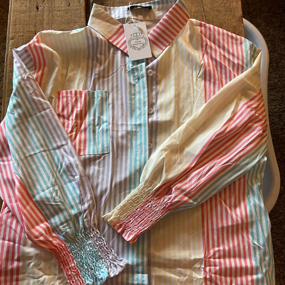 Long sleeve striped shirt